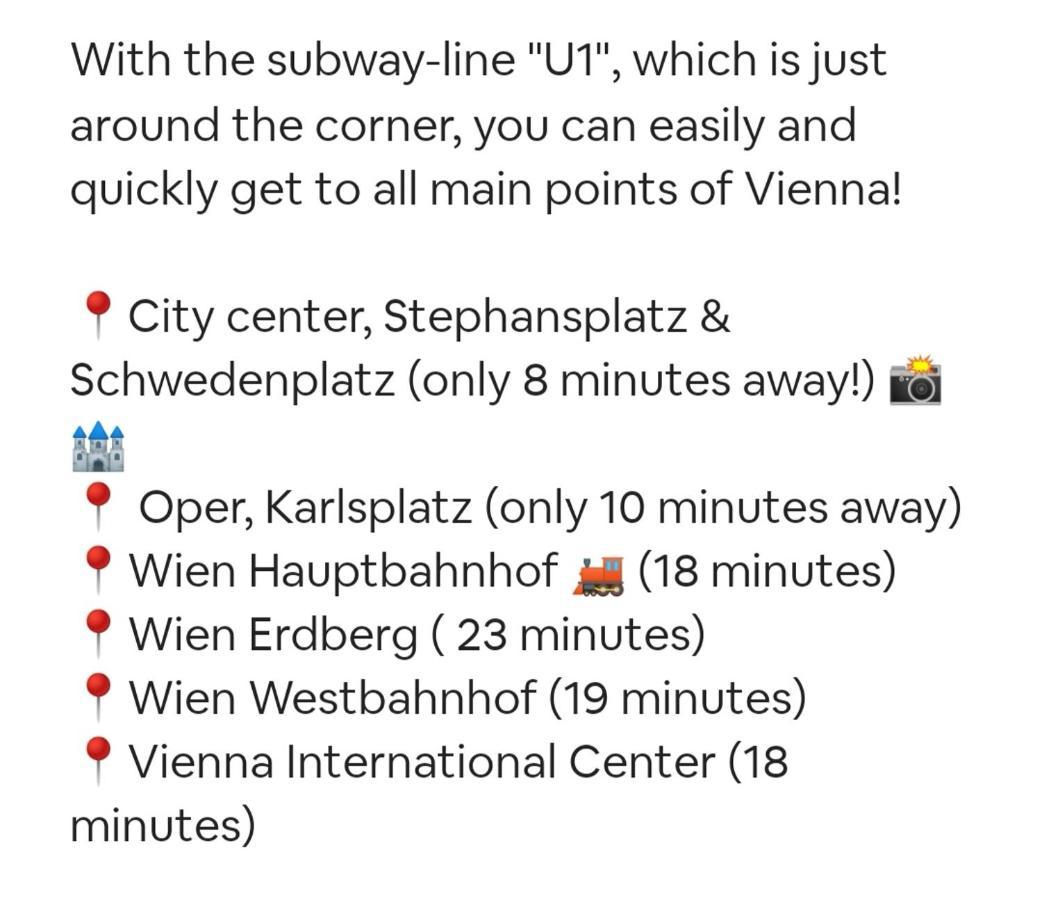 Center ! 3 Stops Away From The Center Of Vienna! Bagian luar foto